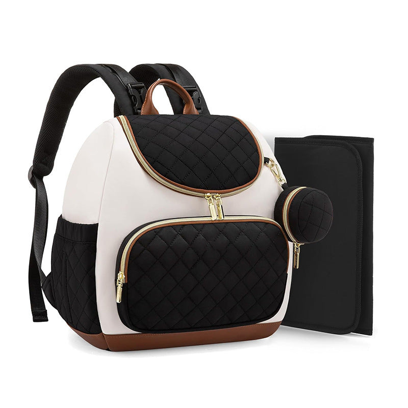 Elegante Gesteppten Rucksack mit Praktischen Fächern Brehn