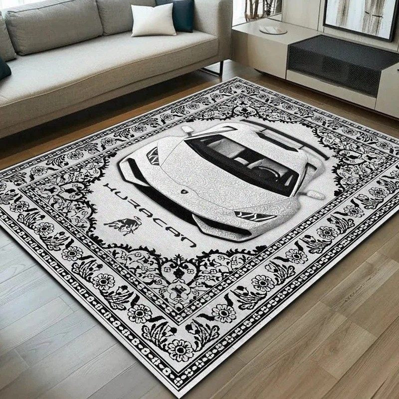 3D Auto Illusion Teppich