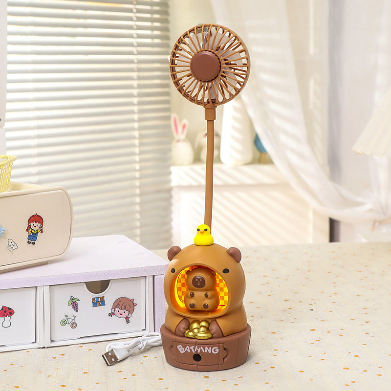 Frauen Tragbarer Mini Ventilator im niedlichen Bären Design Brehn