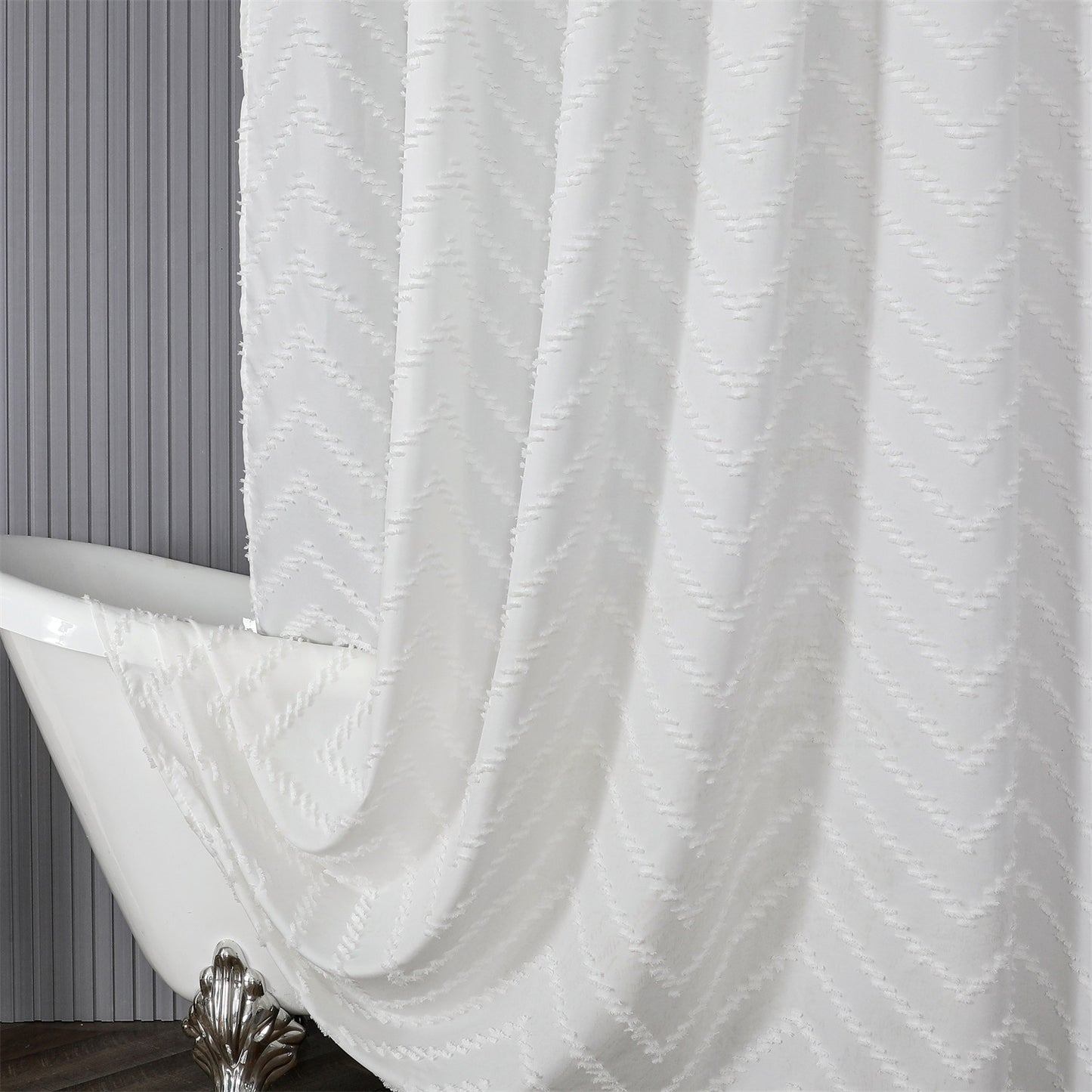 Strukturierte Design Fenstervorhang Brehn