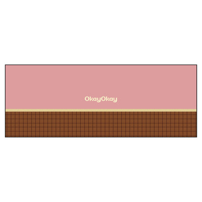 Cushioned Non-Slip Entryway Floor Mat with Faux Leather Border