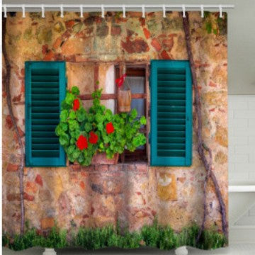 Floral Lane-inspirierte Duschvorhang Brehn