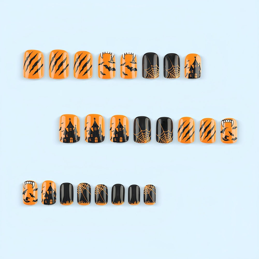 Kreatives Halloween Kunstnagel-Designset Brehn
