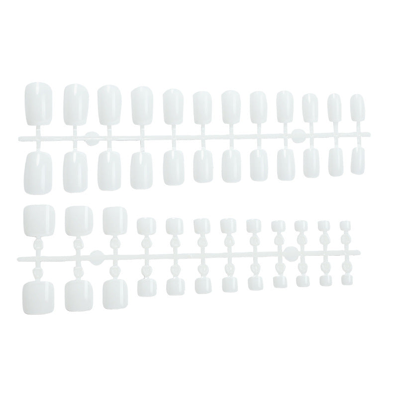 Premium Gel Press-On Nail Set mit elegantem French Tip Design Brehn