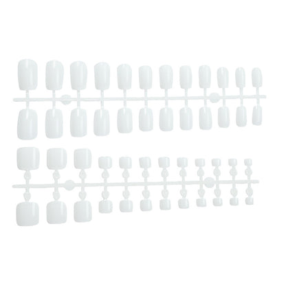 Premium Gel Press-On Nail Set mit elegantem French Tip Design Brehn