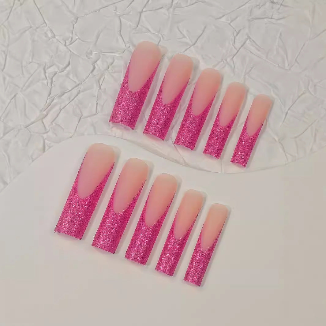Glitter Stiletto Press-On Nägel Brehn