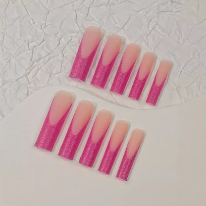 Glitter Stiletto Press-On Nägel Brehn