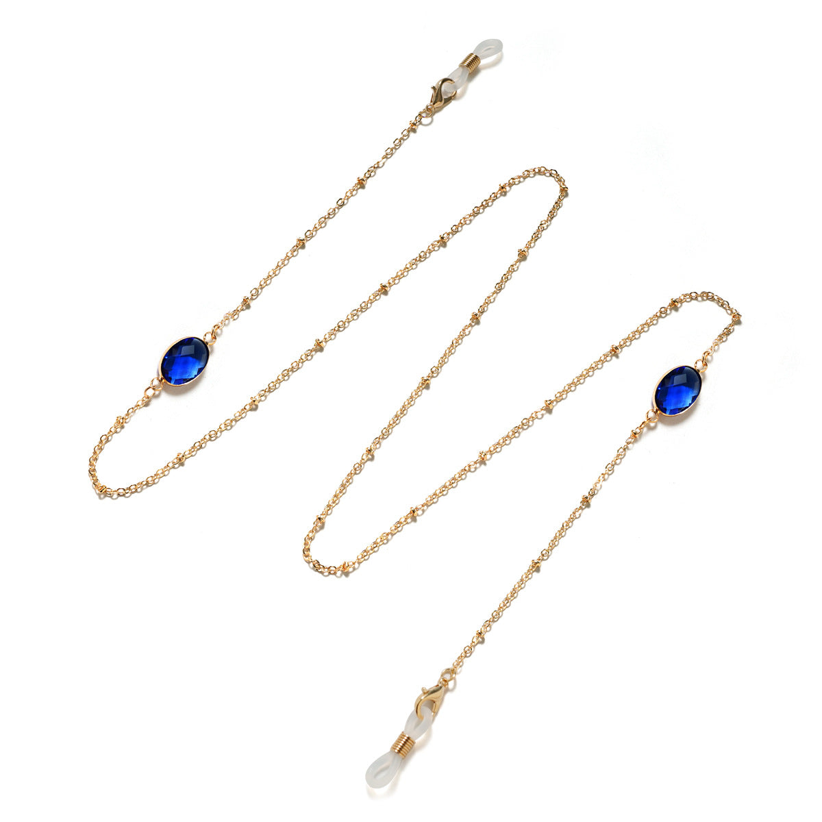 Eleganter mit Edelsteinen verzierter Brillenhalter Brehn