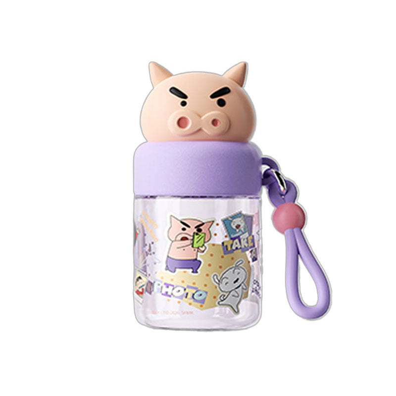 Damen Trinkflasche mit verspieltem Tierkopf-Design Brehn