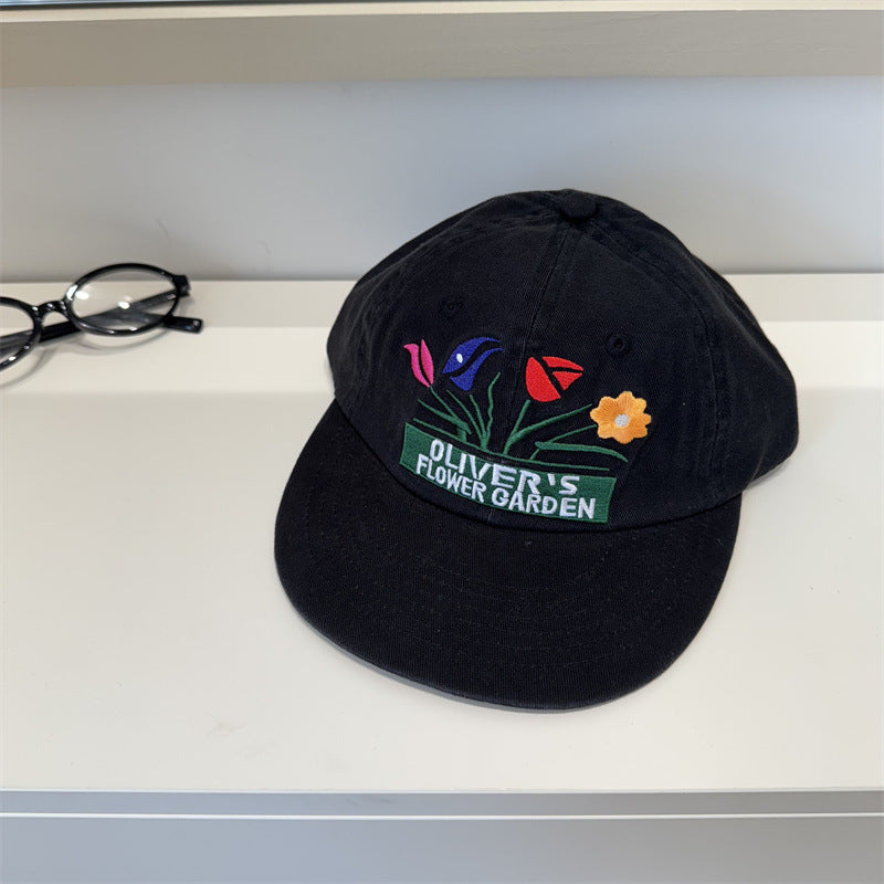 Männer Stickerei Blumen Cap Brehn