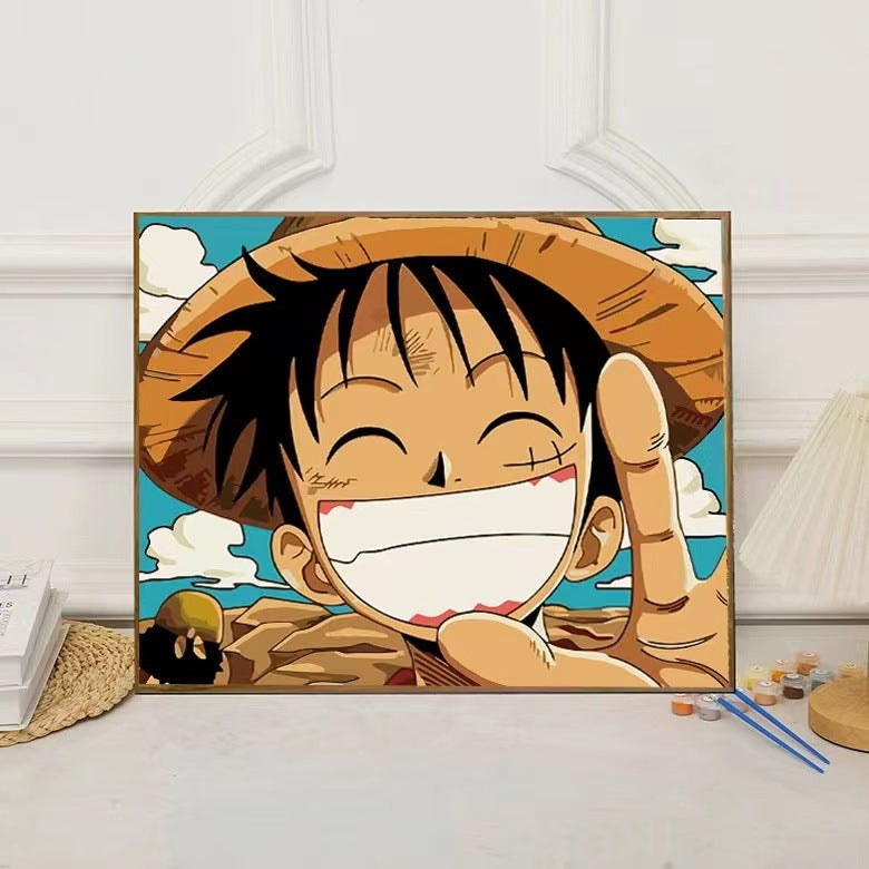 Anime-inspirierte Wandkunst Druck Brehn