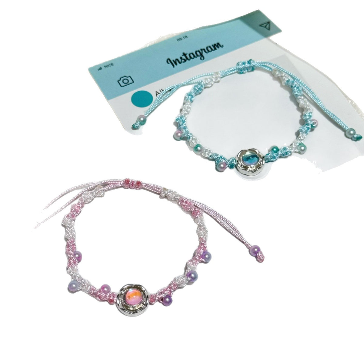Verstellbares Floral Charm Armband Brehn
