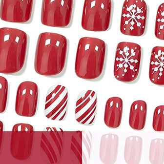 Festliches Winter Nagelkunst Set Brehn