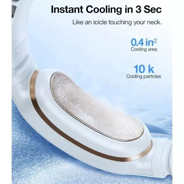 Unisex Einheitsgröße ergonomischer bladeless Nackenluftkühler mit verstellbaren Turbinenlüftungen Brehn