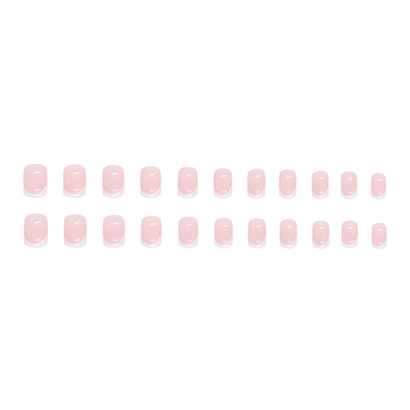 Elegantes französisches Tip-Acryl-Nagel-Set Brehn