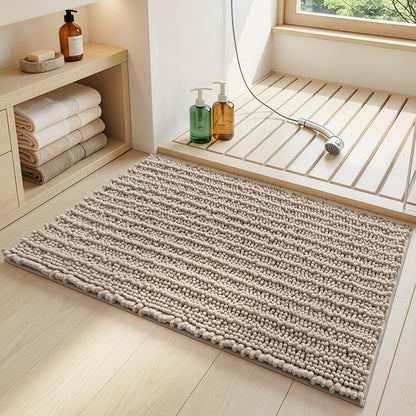 Plüschtexturierte Badematte