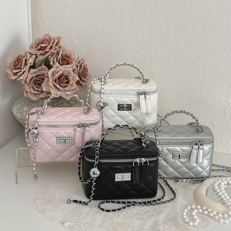 Gepolsterte Mini Handtasche Crossbody