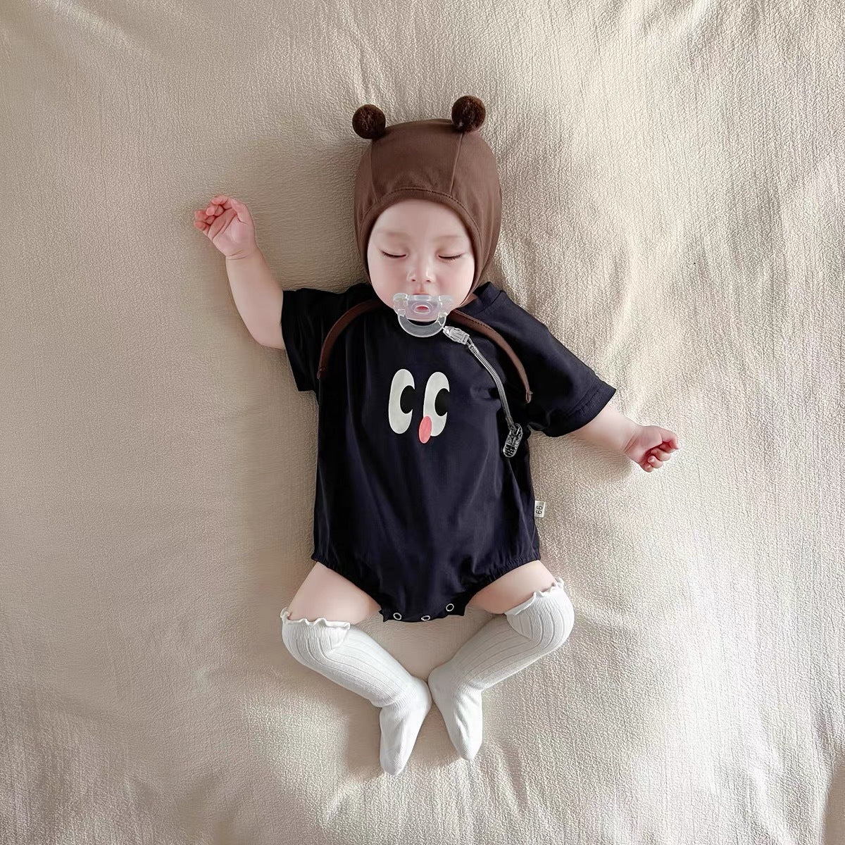 Orthodontische klare Silikon Baby Schnuller mit bärenförmigem Schild