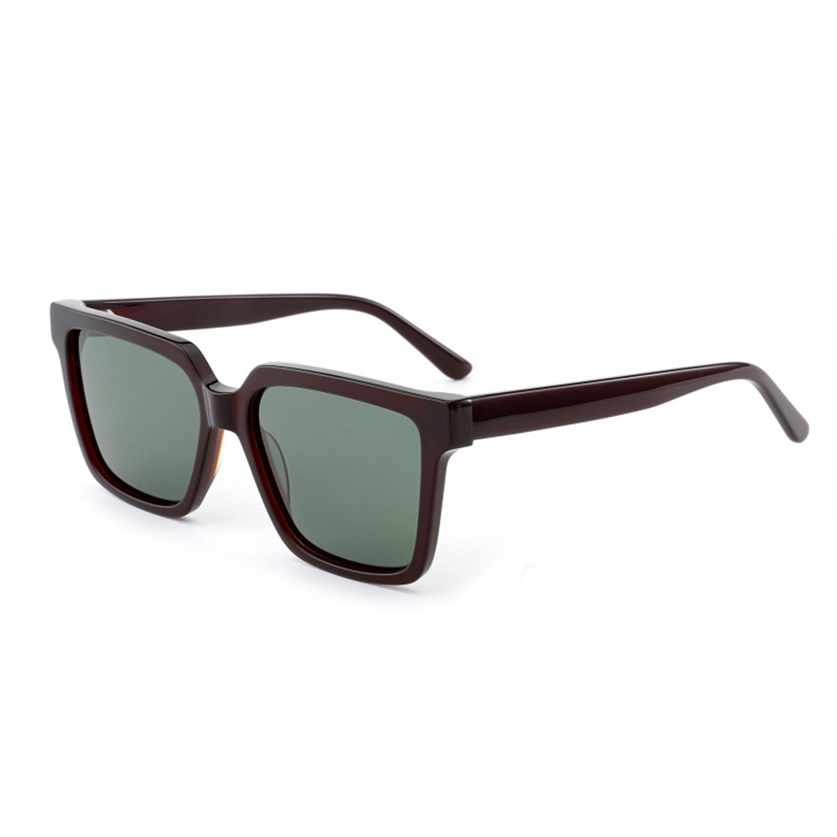 Damen quadratische Sonnenbrille mit modernem Kunststoffrahmen und UV-Schutz Brehn