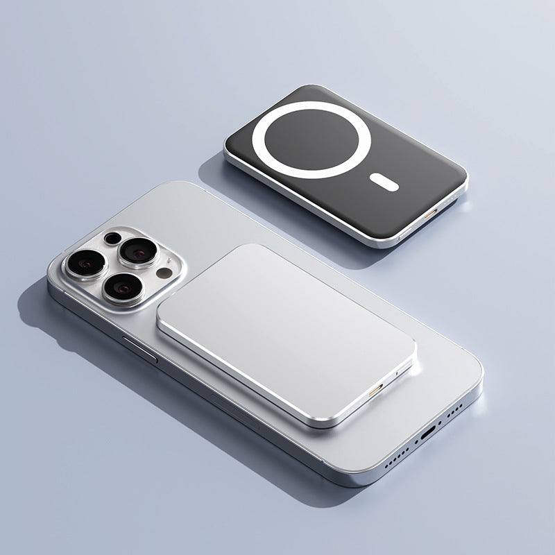 Magnetische Powerbank mit Schnellladender Qi-Funktion Brehn