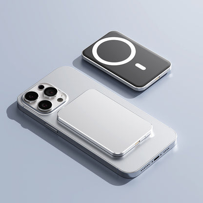 Magnetische Powerbank mit Schnellladender Qi-Funktion Brehn