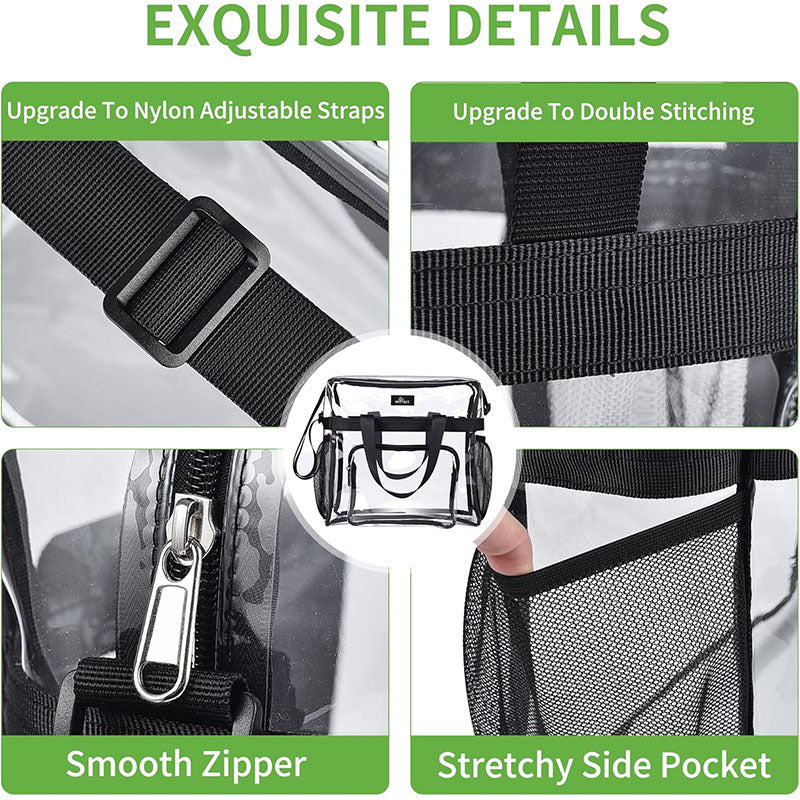 Transparente Multifunktions-Handtasche Brehn