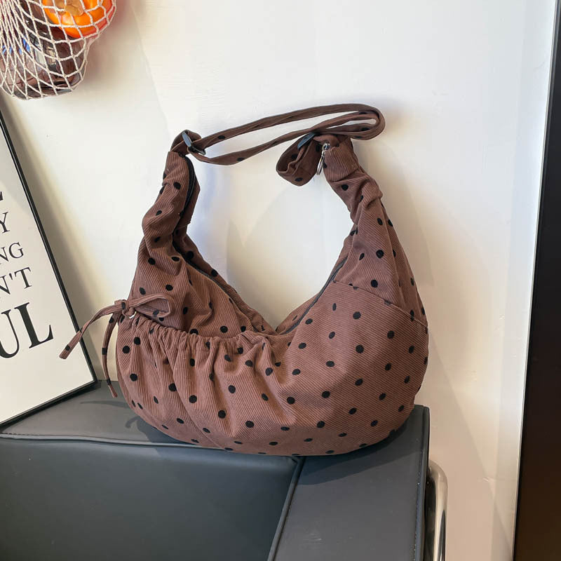 Punkte Schultertasche