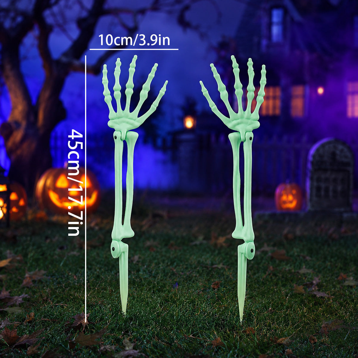 Gruselige Halloween Deko-Skelett-Baumstämme Brehn