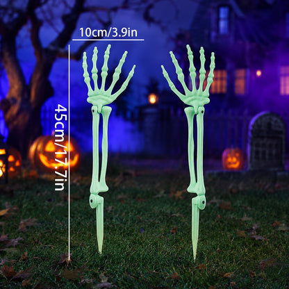 Gruselige Halloween Deko-Skelett-Baumstämme Brehn
