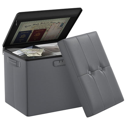 Multi-Functional Storage Ottoman mit verstecktem Fach Brehn