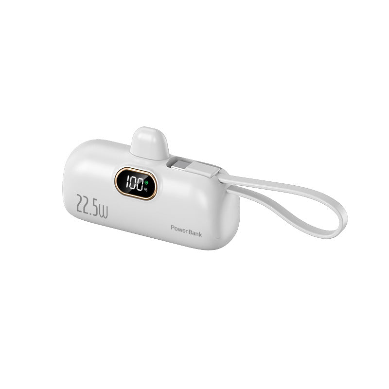 Powerbank mit Integriertem Ladekabel Brehn