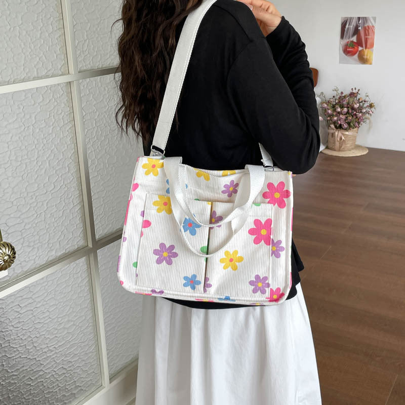 WoFloral Print Utility Tote Bag Brehn