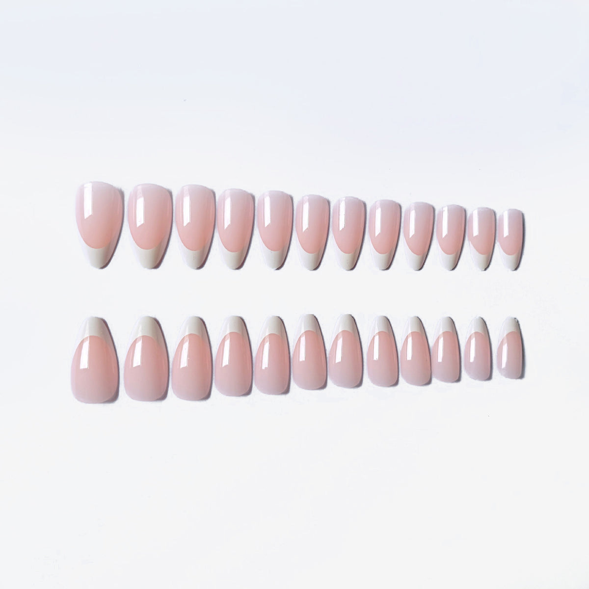 Elegantes Französisch Spitz Acryl Nagel Kunst Set  1790958235