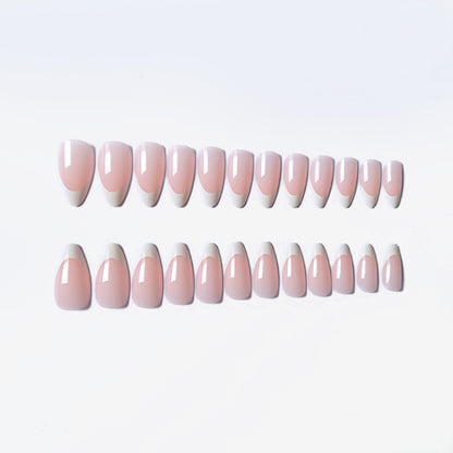 Elegantes Französisch Spitz Acryl Nagel Kunst Set  1790958235