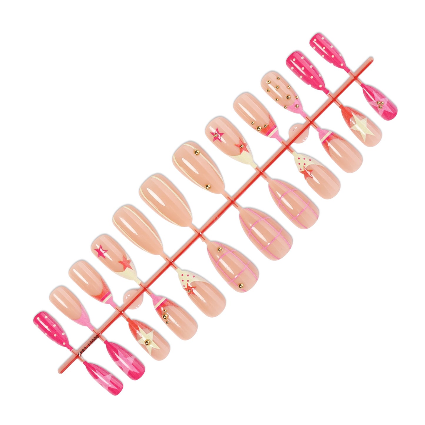 Dekoratives Themen Press-On Nagelkunst Set Brehn