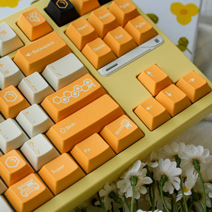 Retro-themed Mechanische Tastatur Brehn