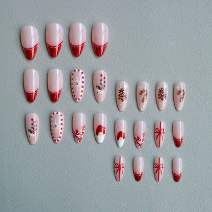Kreatives Feiertags-Nailart-Set