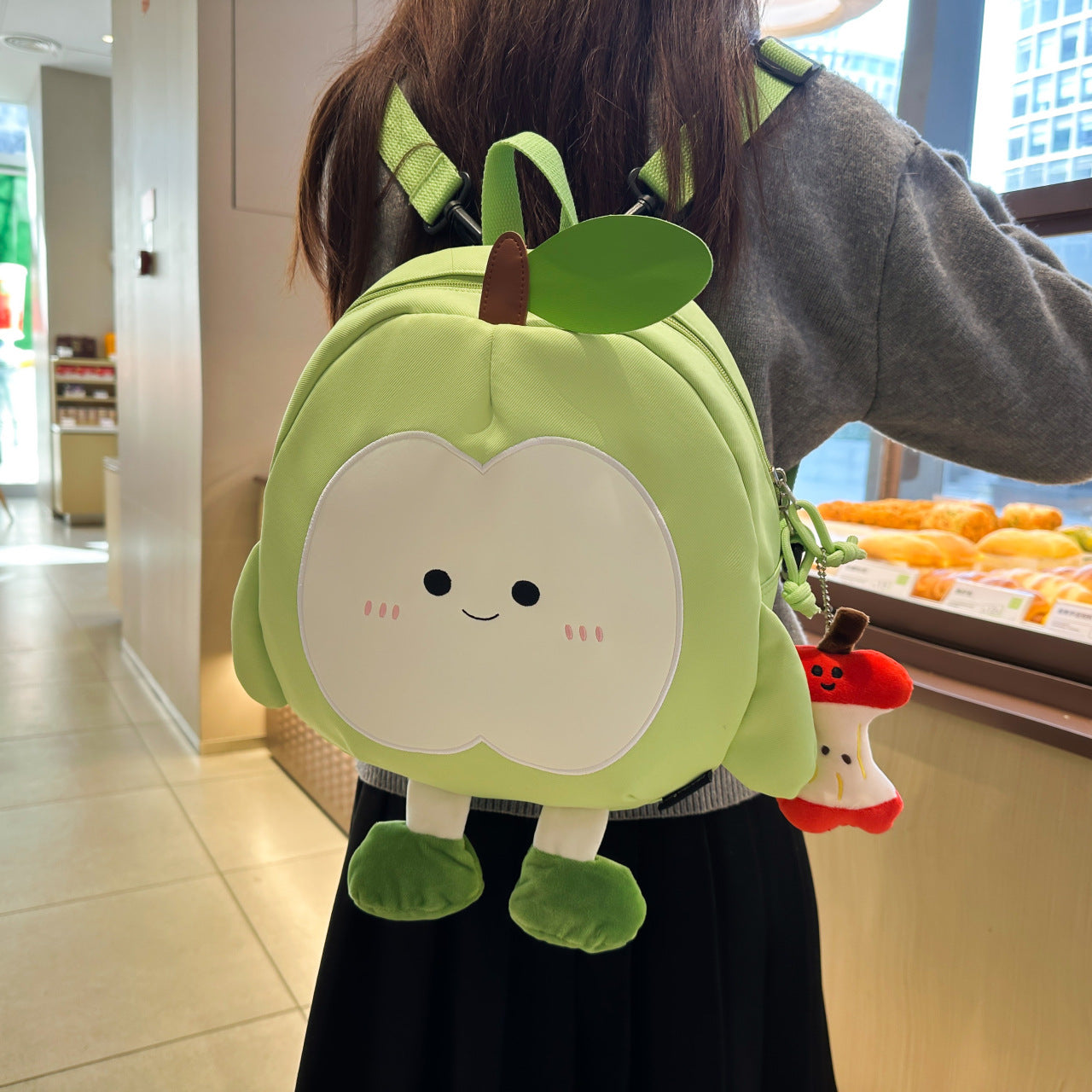 Plüsch Rucksack Im Fröhlichen Apfel-Design Brehn