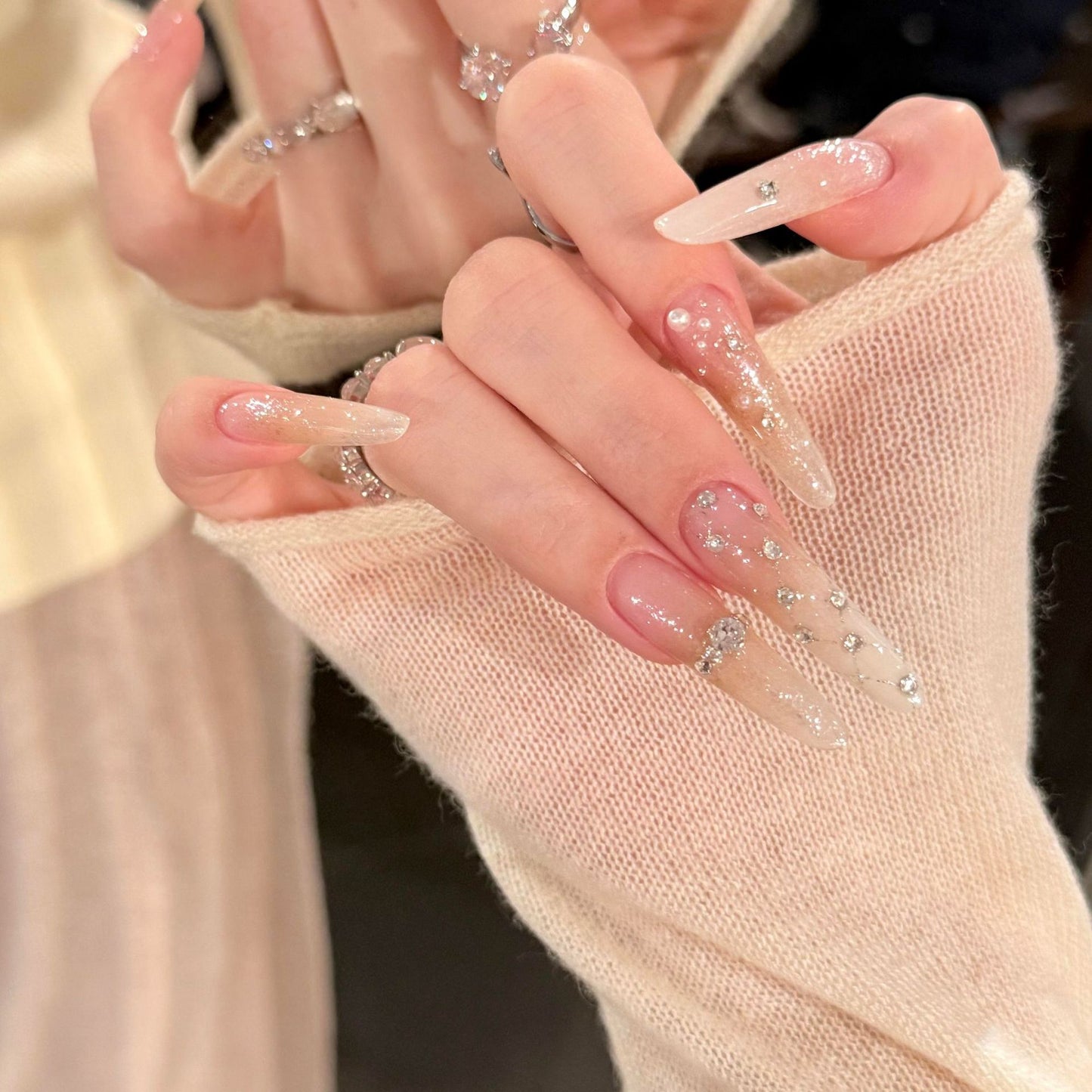 Kunstnägel mit Elegantem Ombre-Effekt Brehn