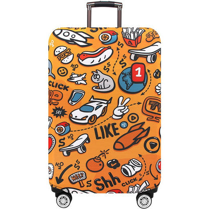 Unisex nan Hartschalen-Trolley mit auffälligem Marmorprint, Teleskopgriff und stoßfester Konstruktion Brehn
