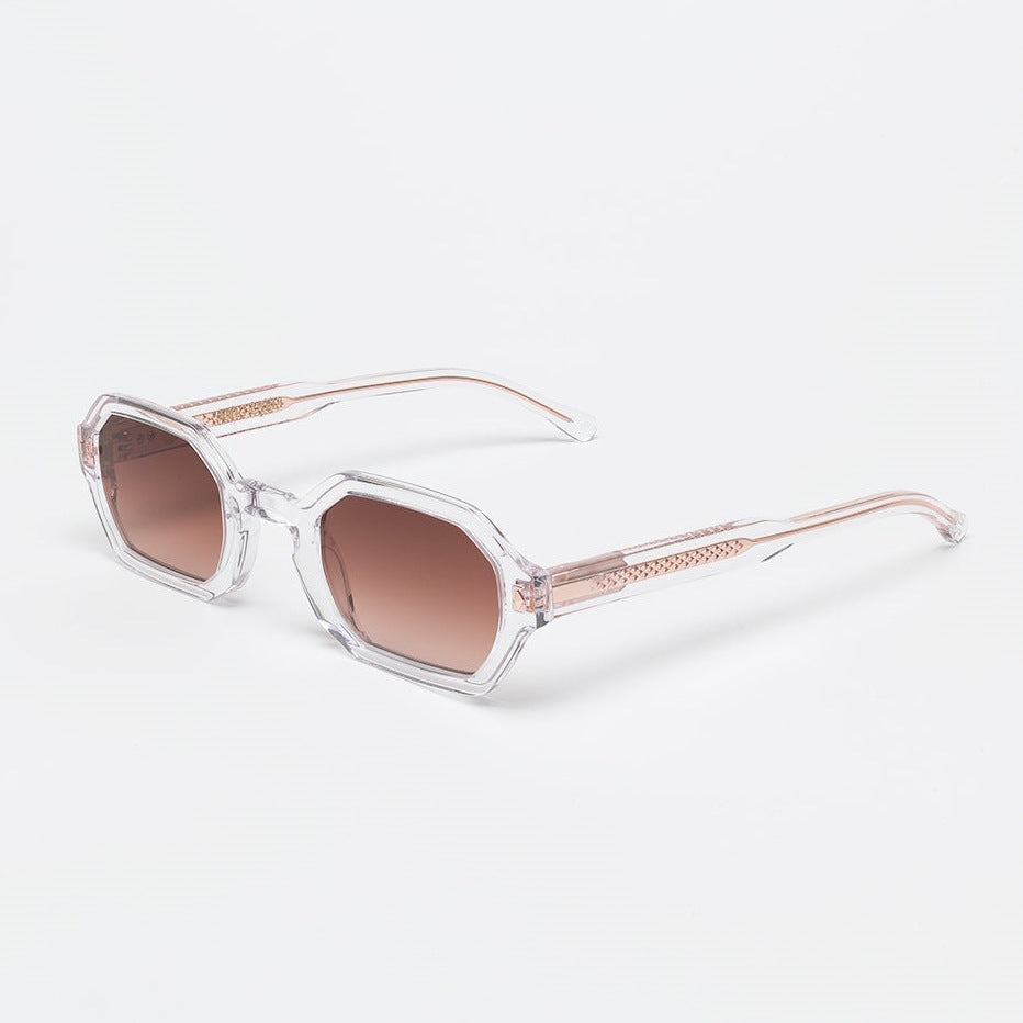 Damen stylische Sonnenbrille mit hochwertigem achteckigen Rahmen Brehn