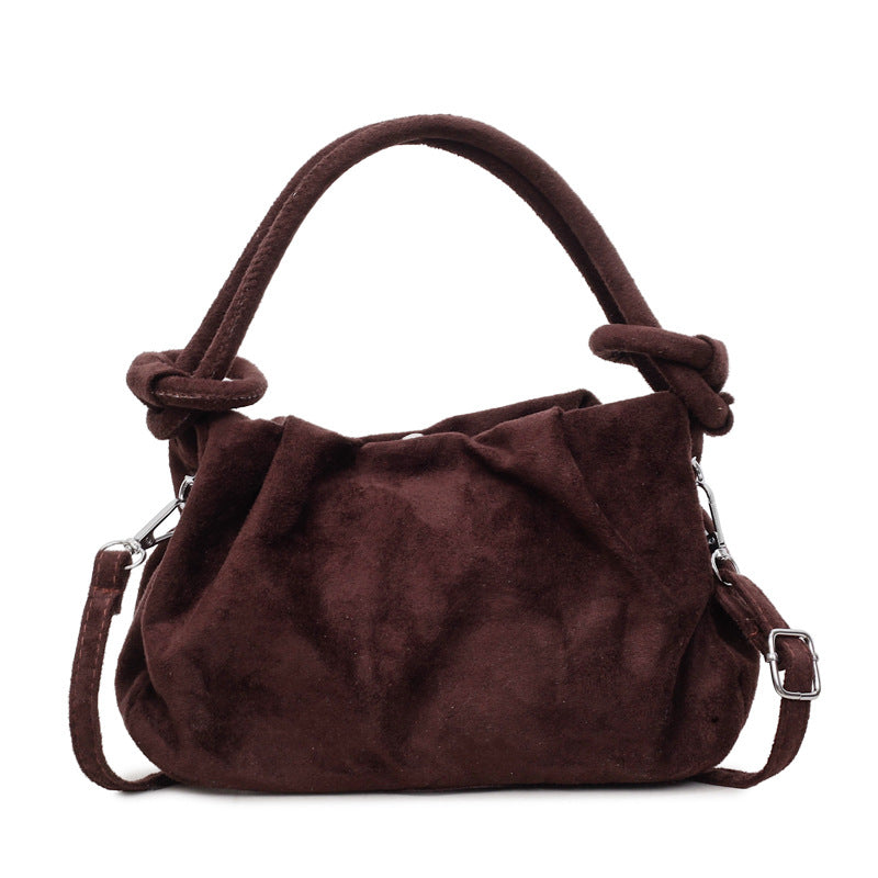 WoSoft Wildleder Hobo Tasche Brehn