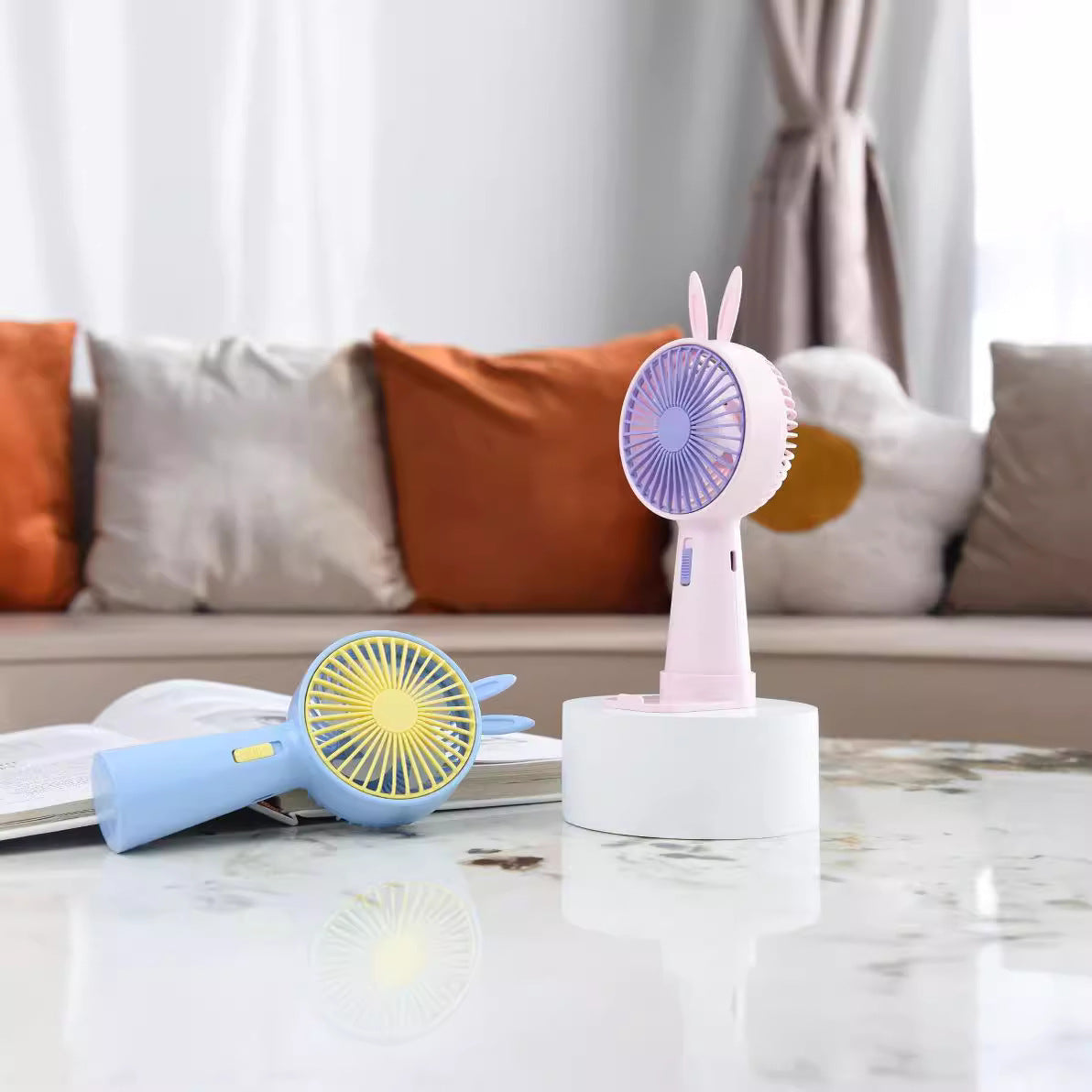 Damen Tragbarer Handventilator mit lustigem Tierdesign Brehn