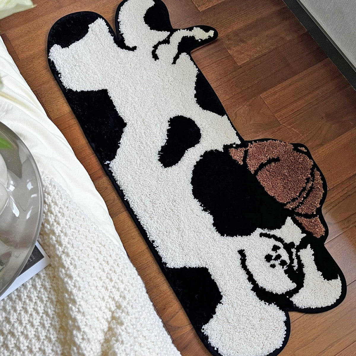 Niedliche Kuhförmige Badematte