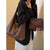 Elegante weiche Leder Hobo-Tasche Brehn