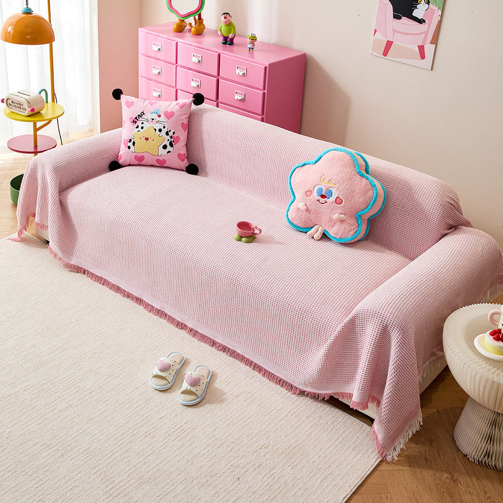 Gemütliche Sofa-Decke