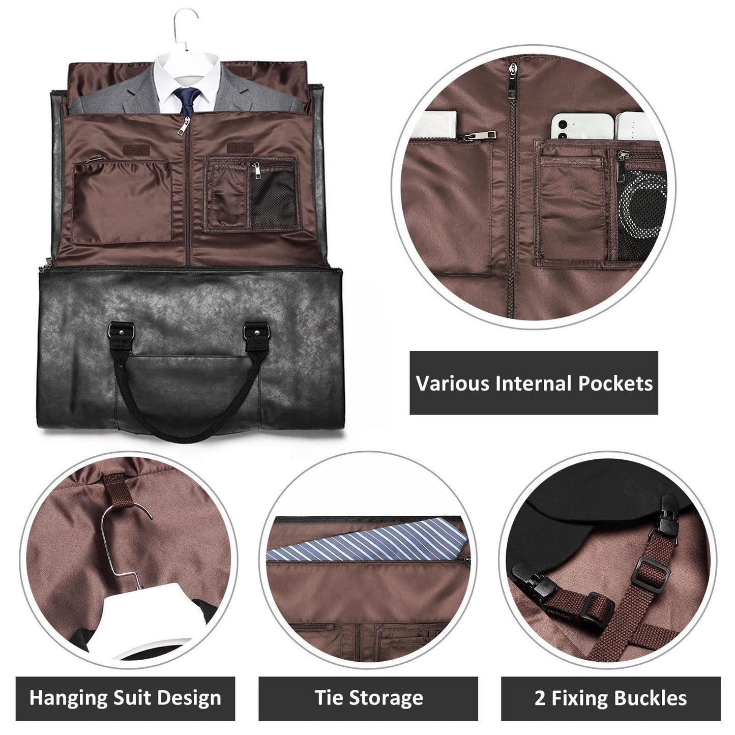 Elegante Reise- und Anzugtasche Brehn