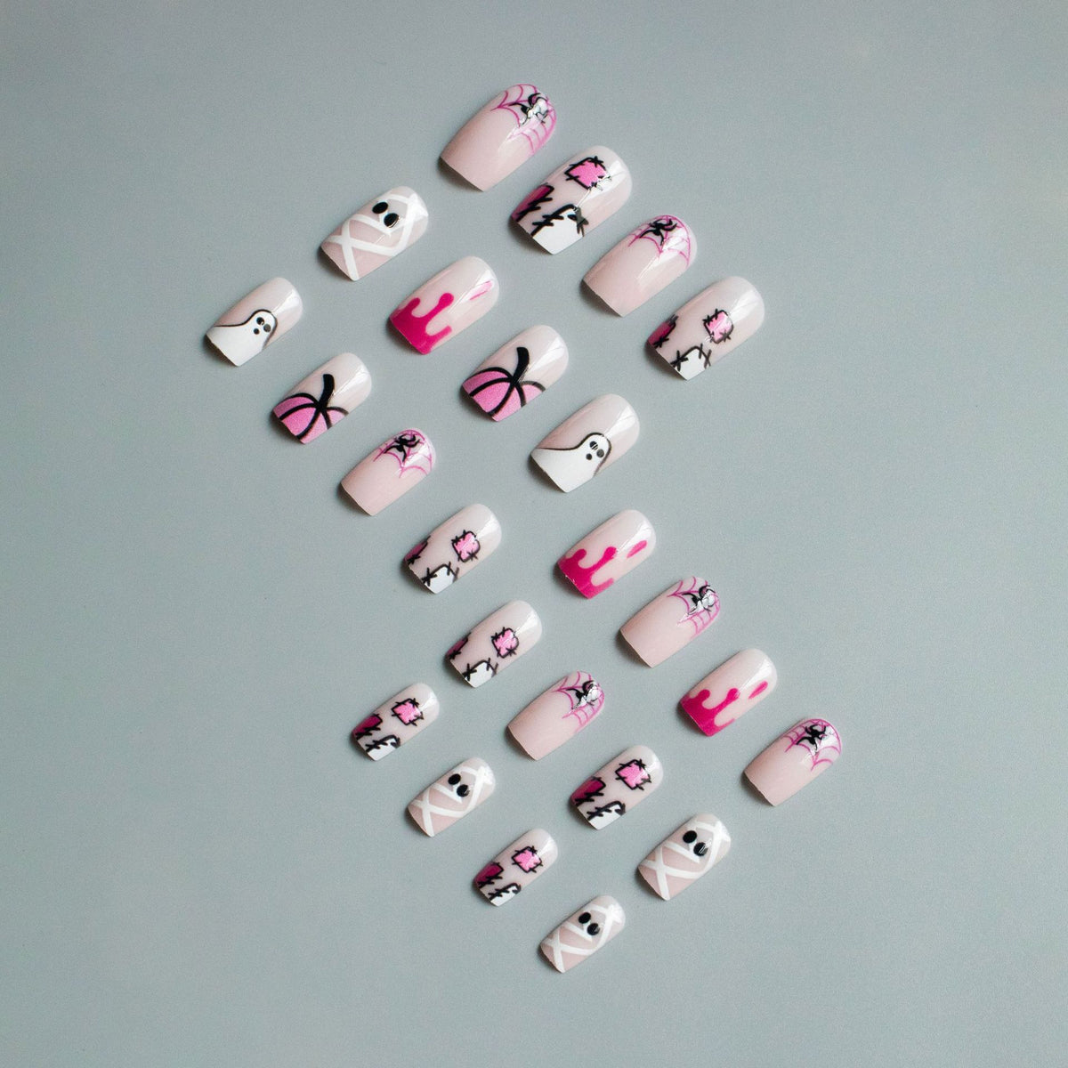 Künstlerisches Charakterdesign Nail Art Set