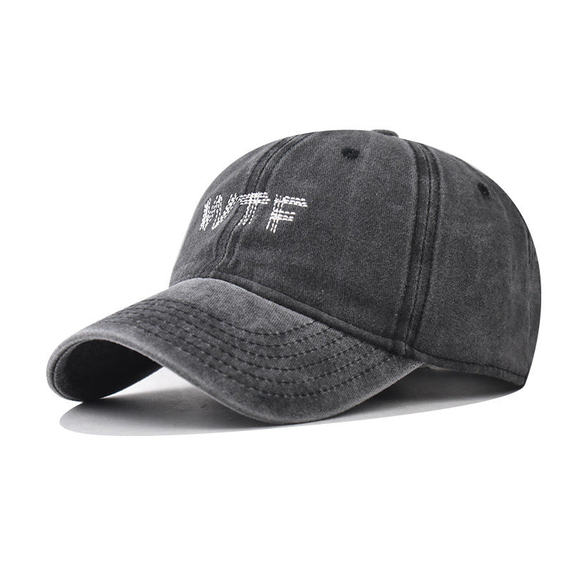 Damen Freizeit Destroyed Denim Baseballcap Brehn
