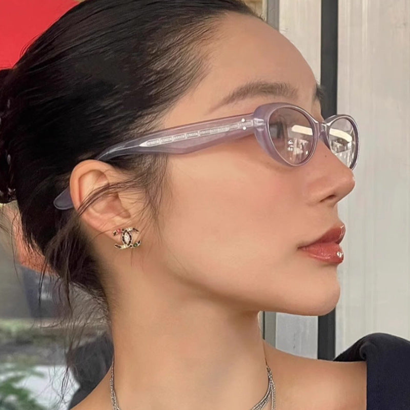 Damen modische Cat-Eye Sonnenbrille mit hochwertigem Kunststoffrahmen und UV-Schutz Brehn